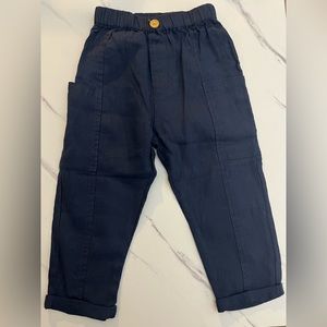 Kids linen casual pants